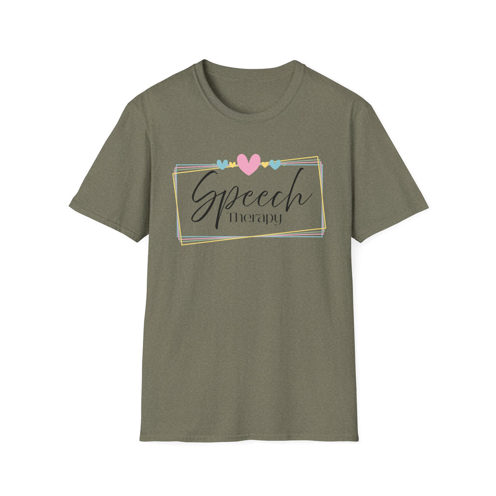 Speech Therapy Heart Frame T-Shirt