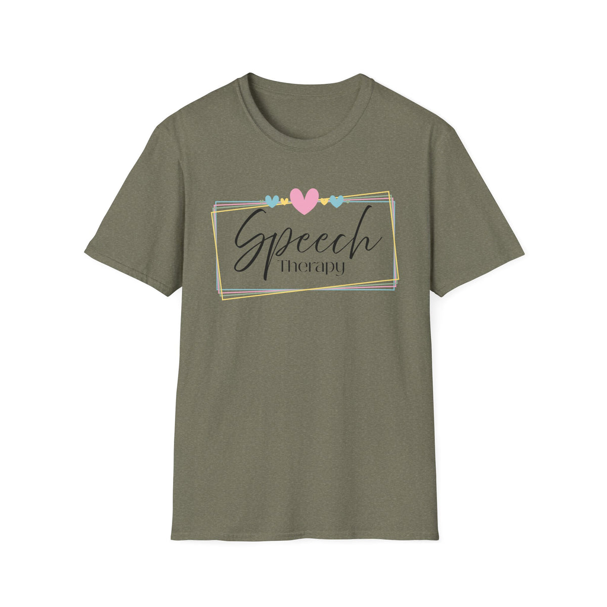Speech Therapy Heart Frame T-Shirt