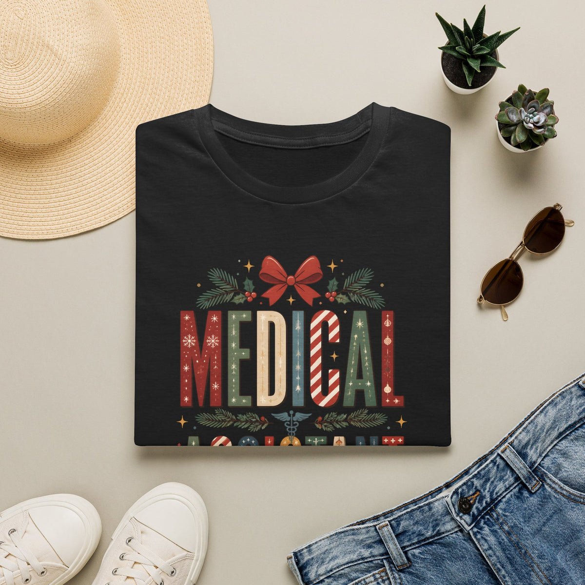 Medical Assistant Christmas T‑Shirt — Festive Holiday Medical Assistant Tee
