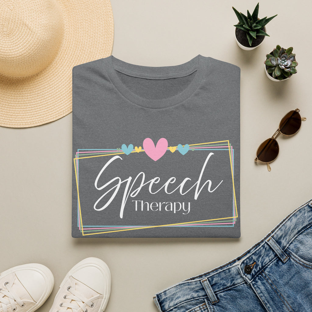 Speech Therapy Heart Frame T-Shirt 2