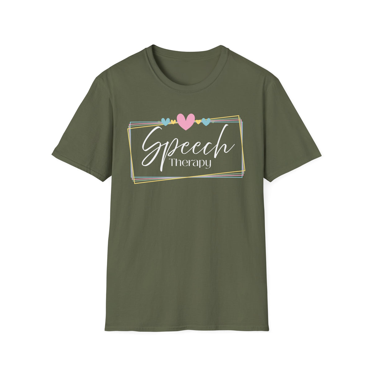 Speech Therapy Heart Frame T-Shirt 2