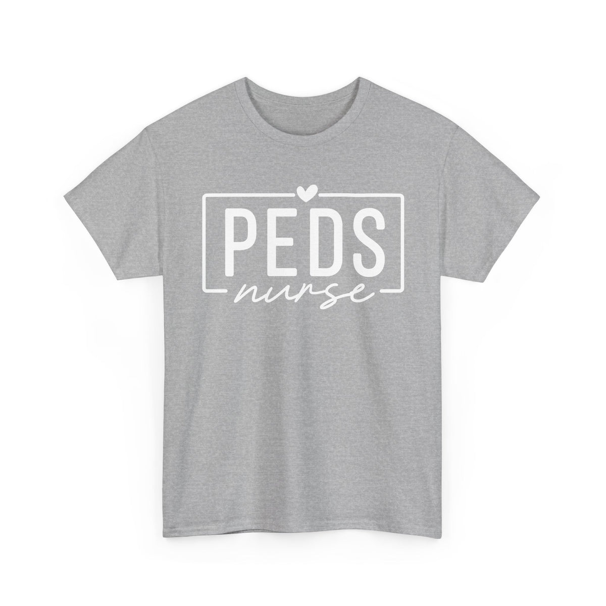 Peds Nurse T-Shirt with Heart Logo