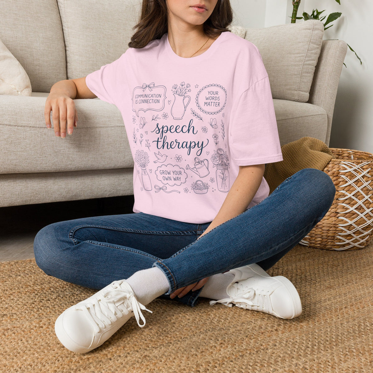 ST Floral desing t-shirt