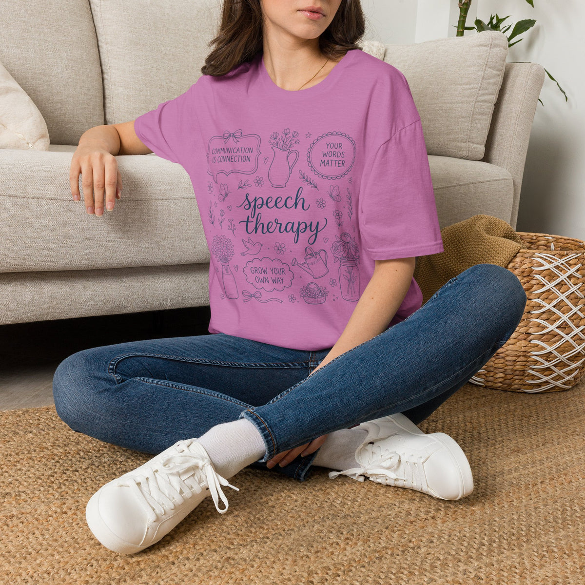 ST Floral desing t-shirt