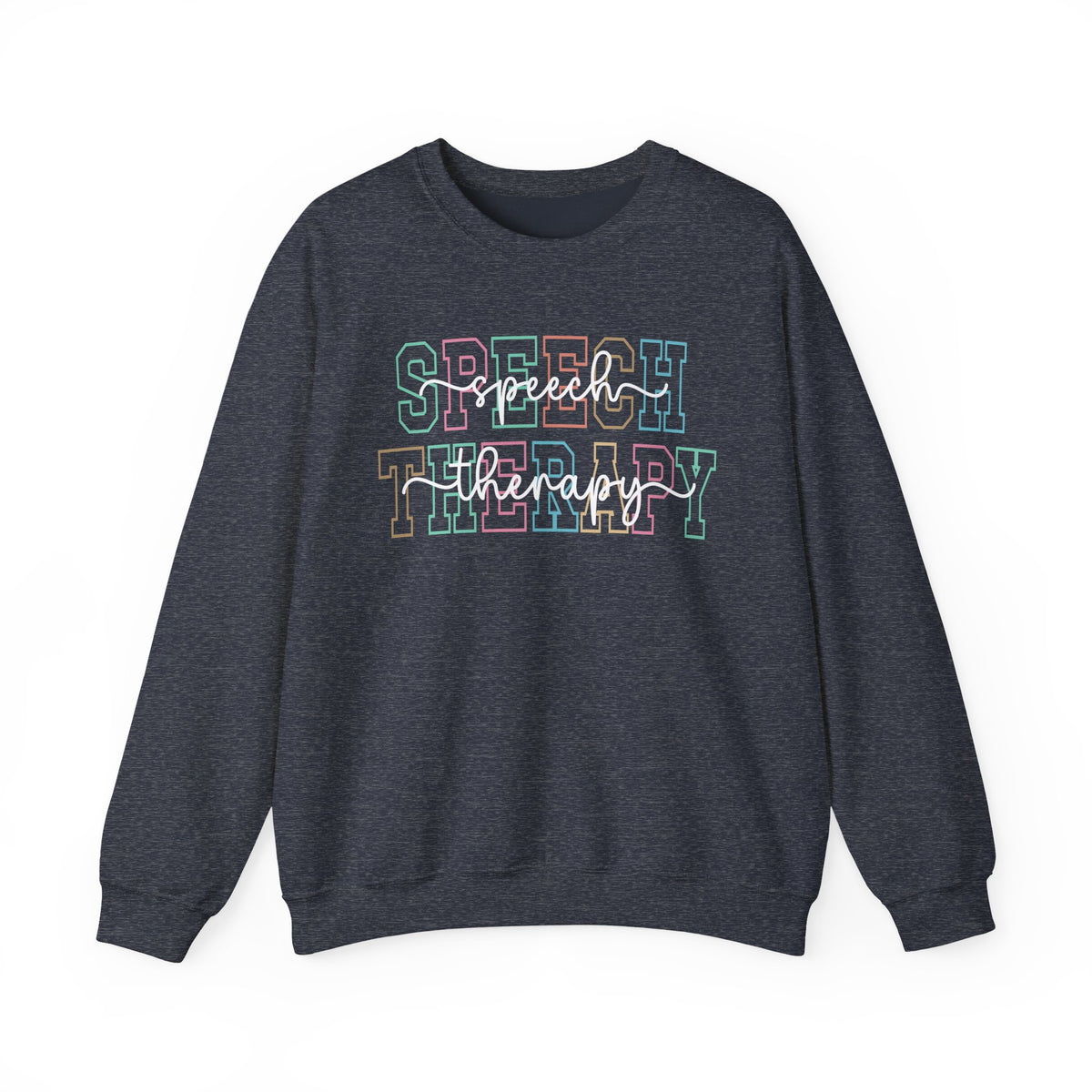 ST Colorful outline crewneck sweatshirt
