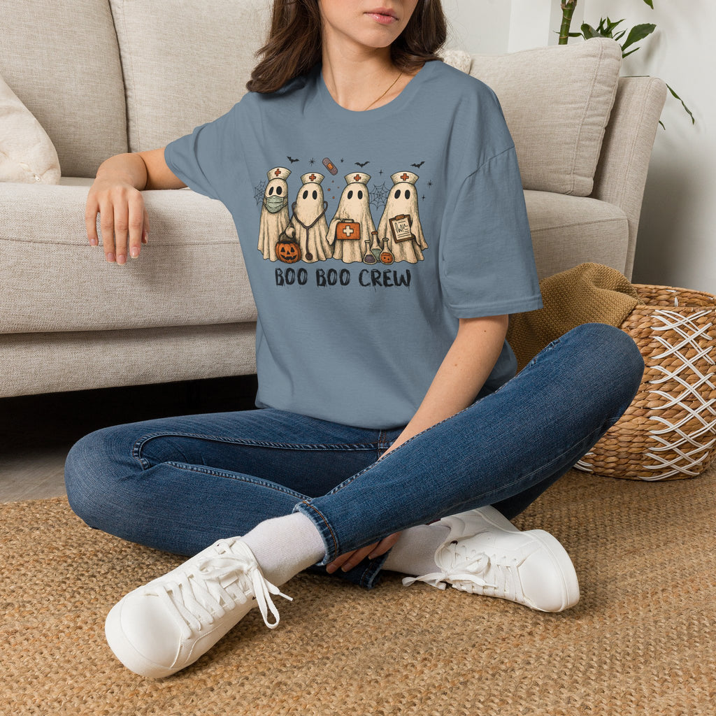Nurse Boo Boo Crew Halloween T‑Shirt