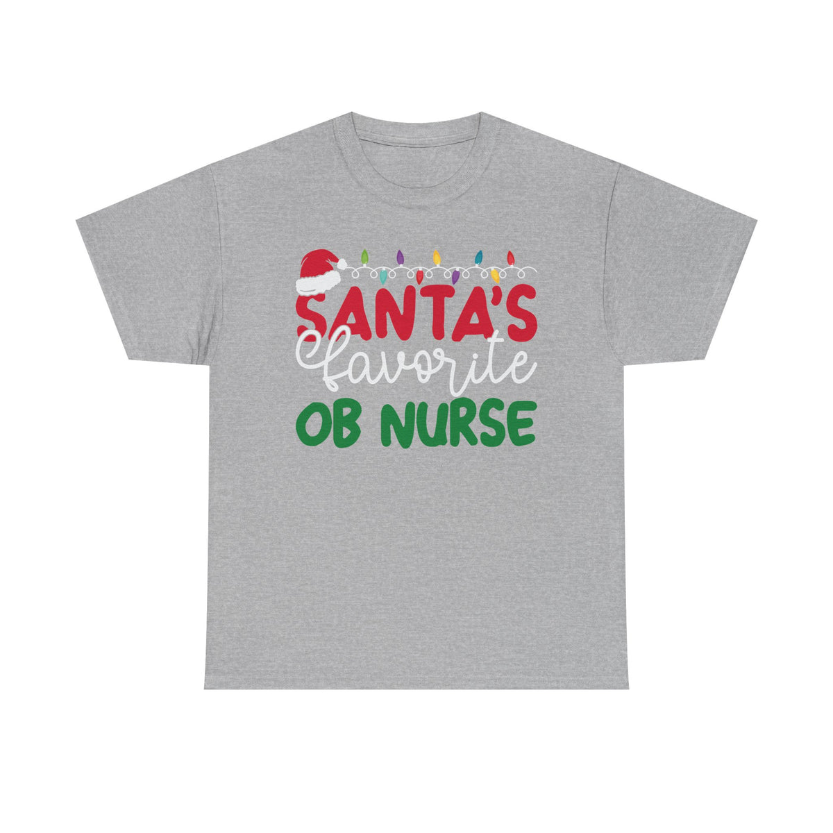 Santa’s Favorite OB Nurse Christmas Tee