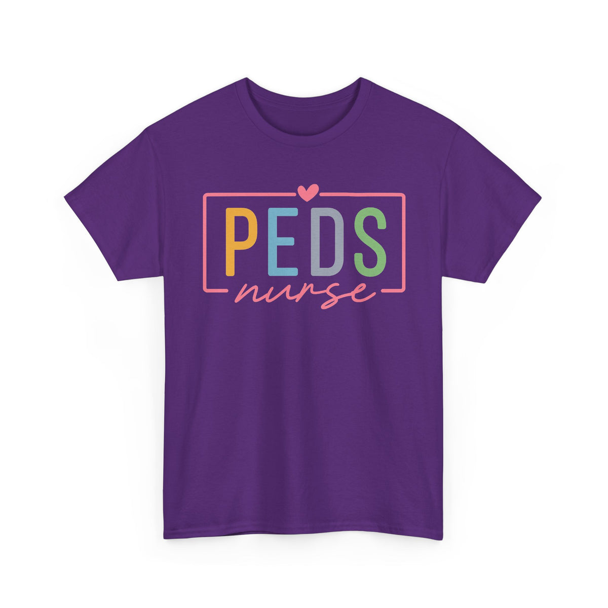 Peds Nurse T-Shirt — Colorful