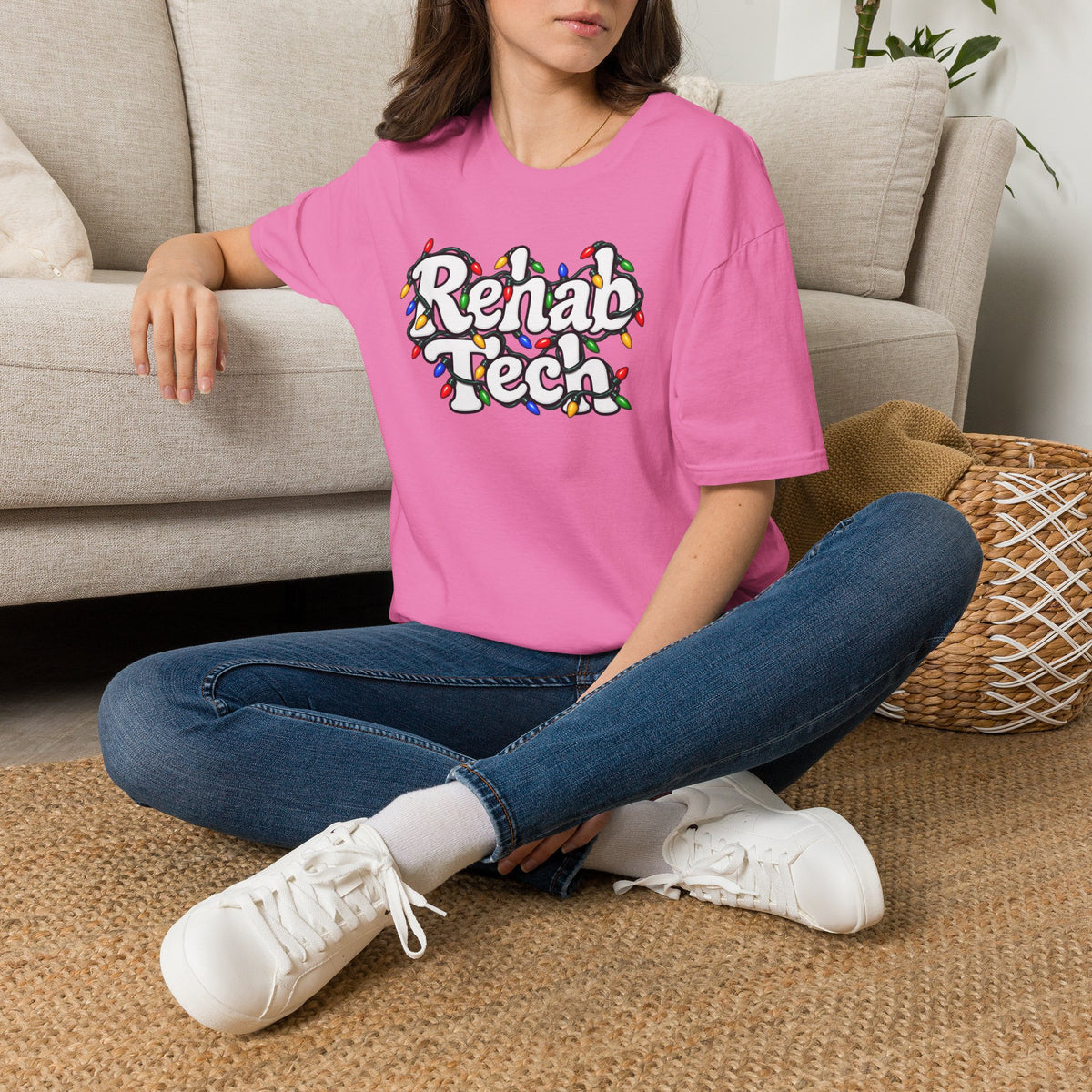 Rehab Tech Christmas Lights T-Shirt