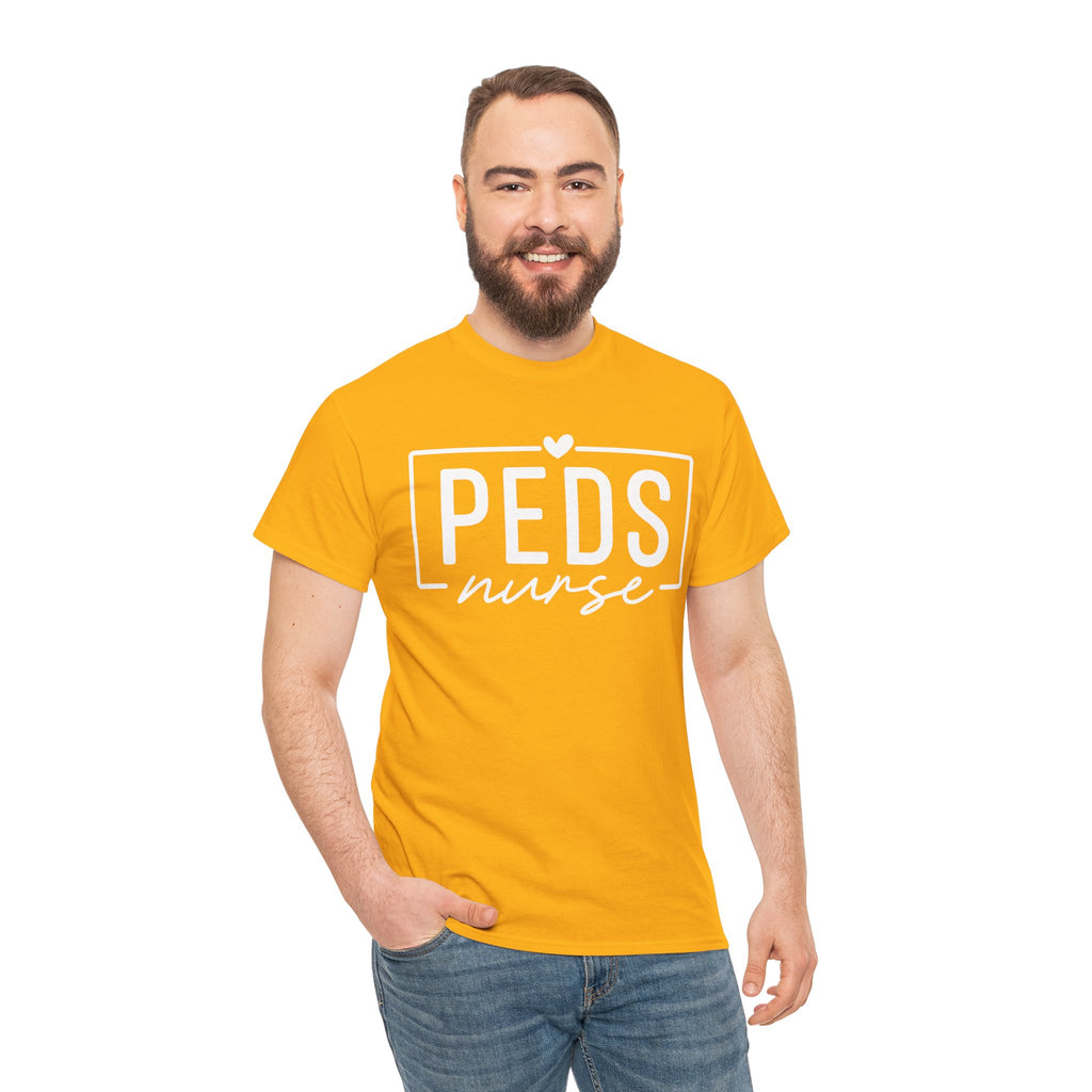 Peds Nurse T-Shirt with Heart Logo