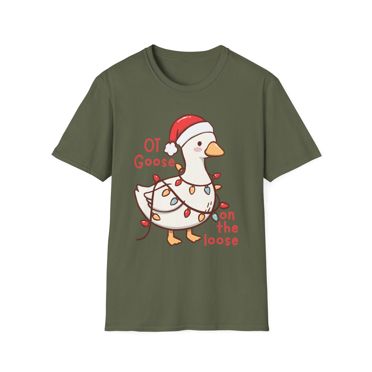 “OT Goose on the Loose” Cute Holiday Tee