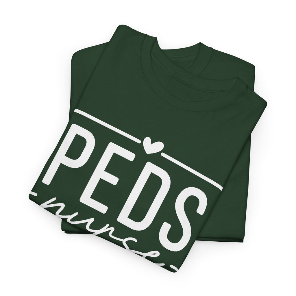 Peds Nurse T-Shirt with Heart Logo