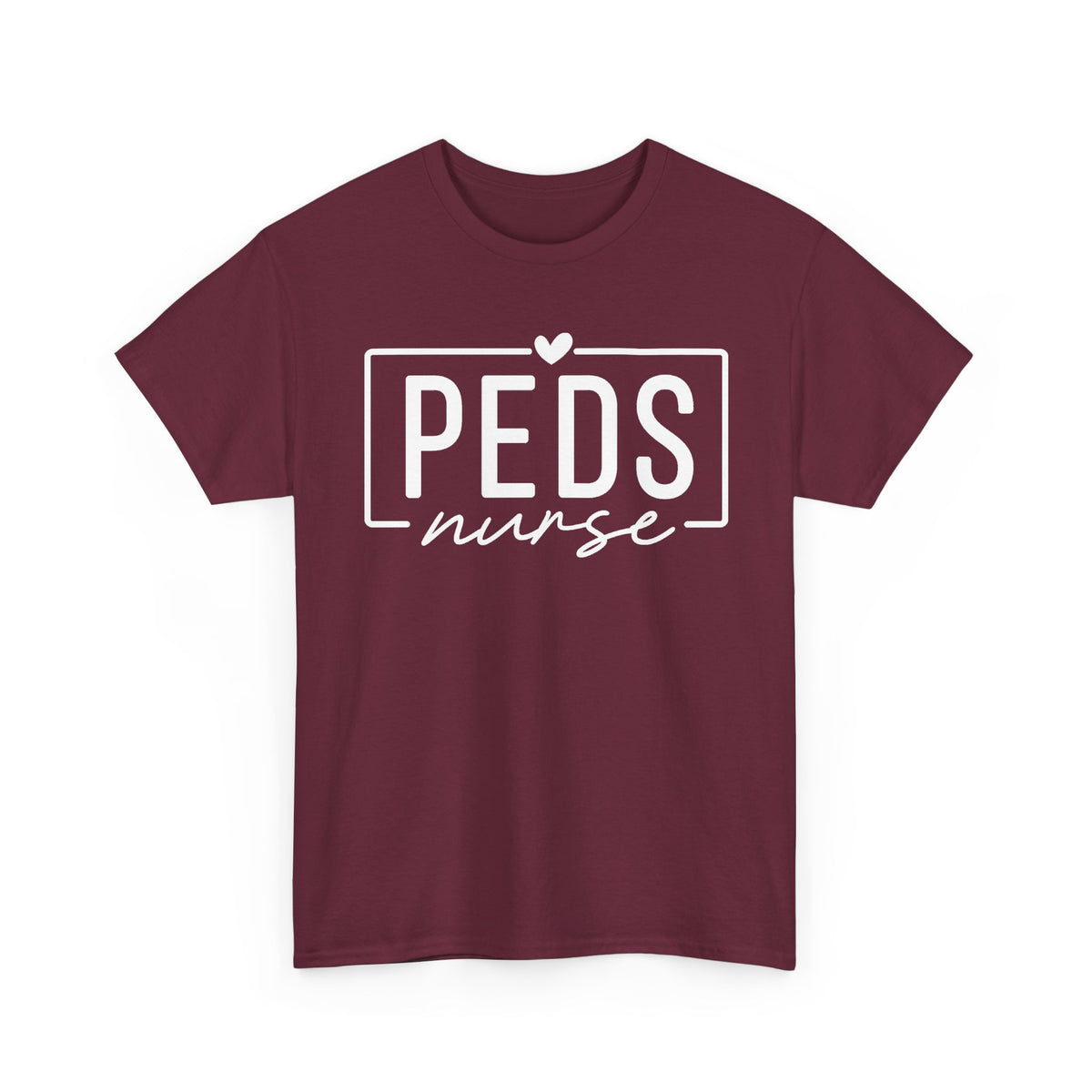 Peds Nurse T-Shirt with Heart Logo