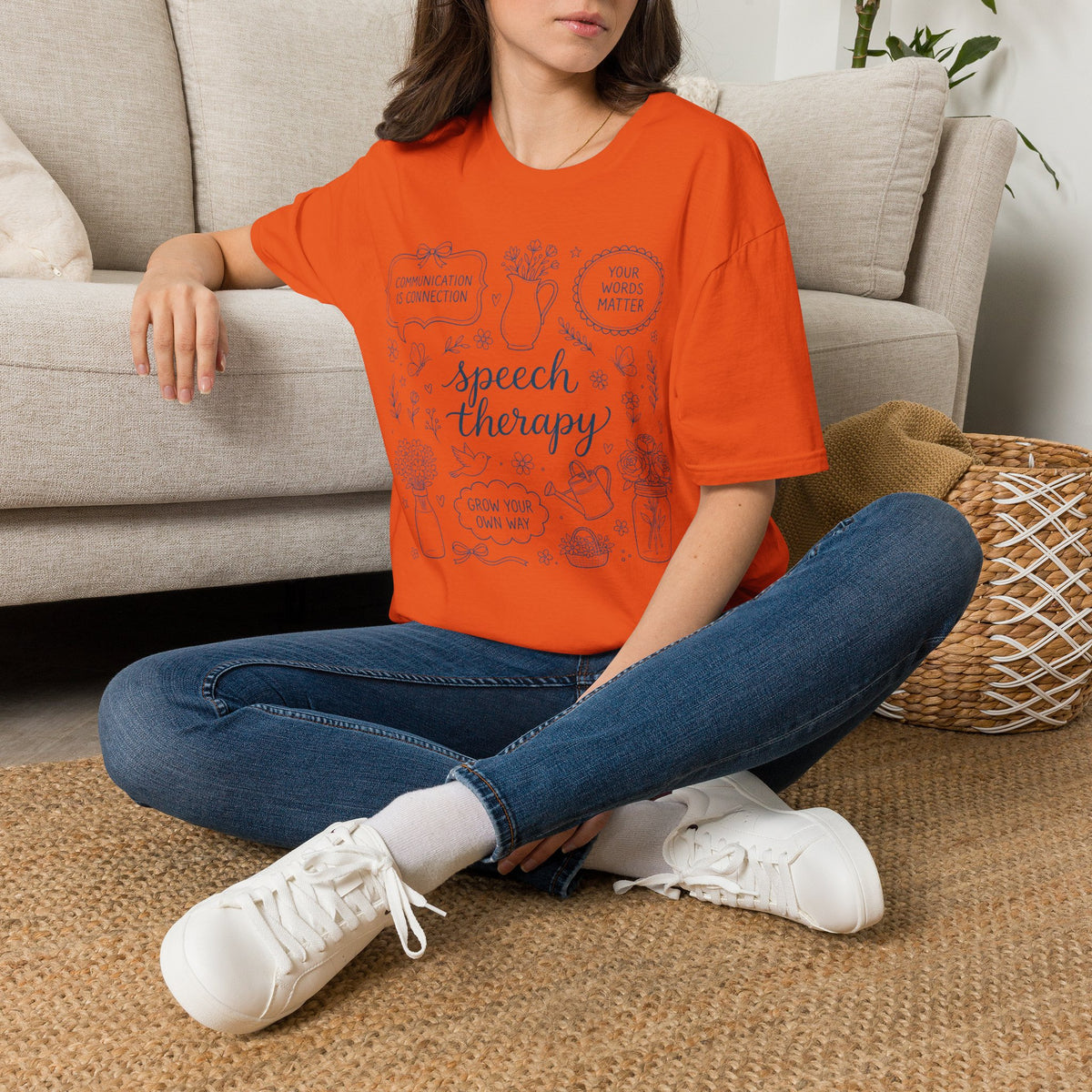 ST Floral desing t-shirt