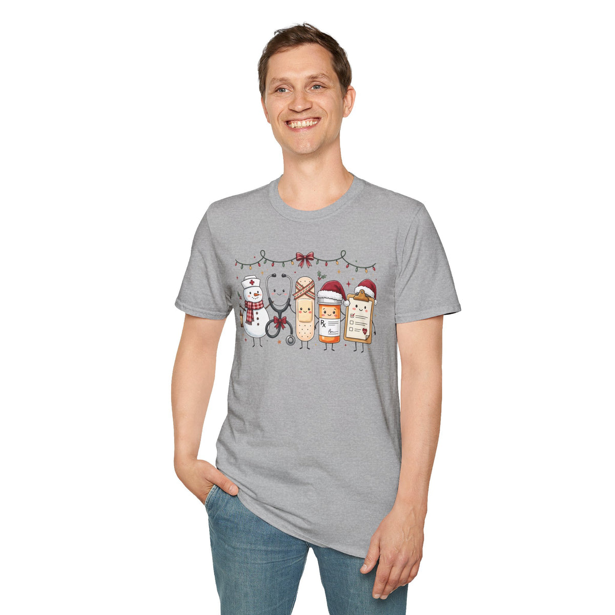 Nurse Christmas Hot Cocoa & Snacks T-Shirt