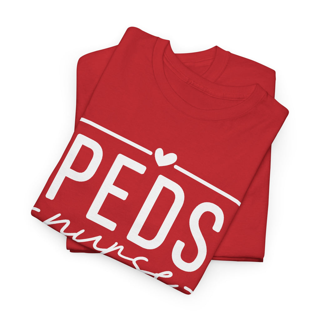 Peds Nurse T-Shirt with Heart Logo