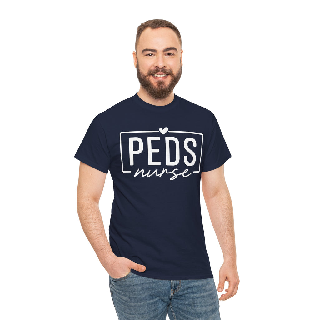 Peds Nurse T-Shirt with Heart Logo