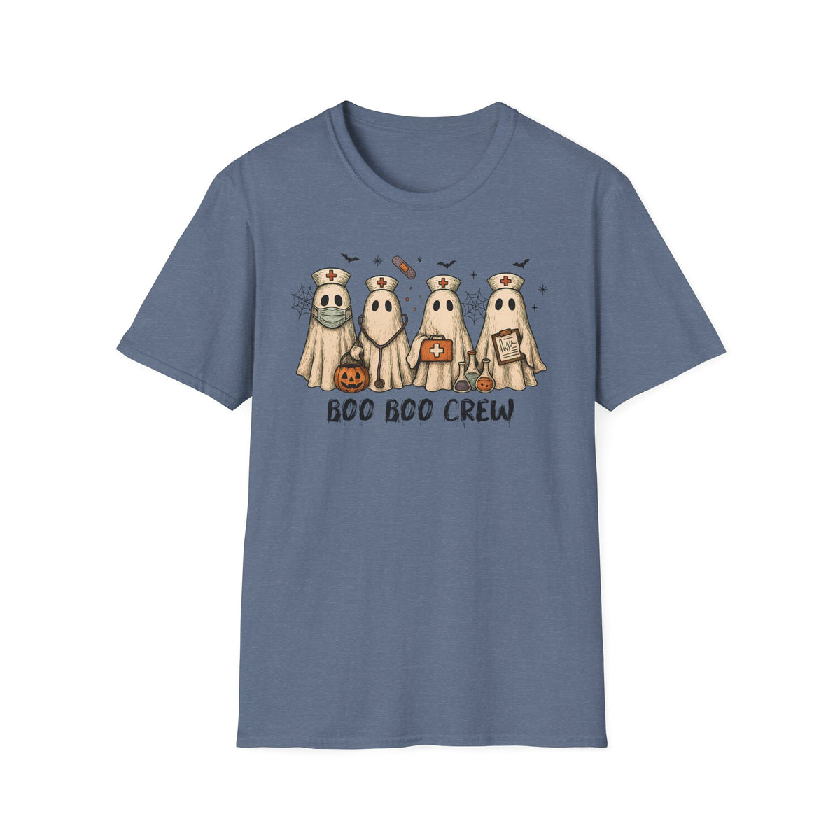 Nurse Boo Boo Crew Halloween T‑Shirt