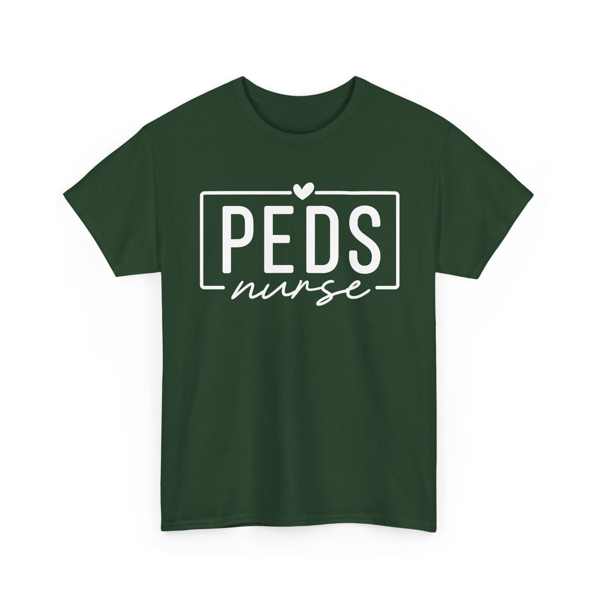 Peds Nurse T-Shirt with Heart Logo