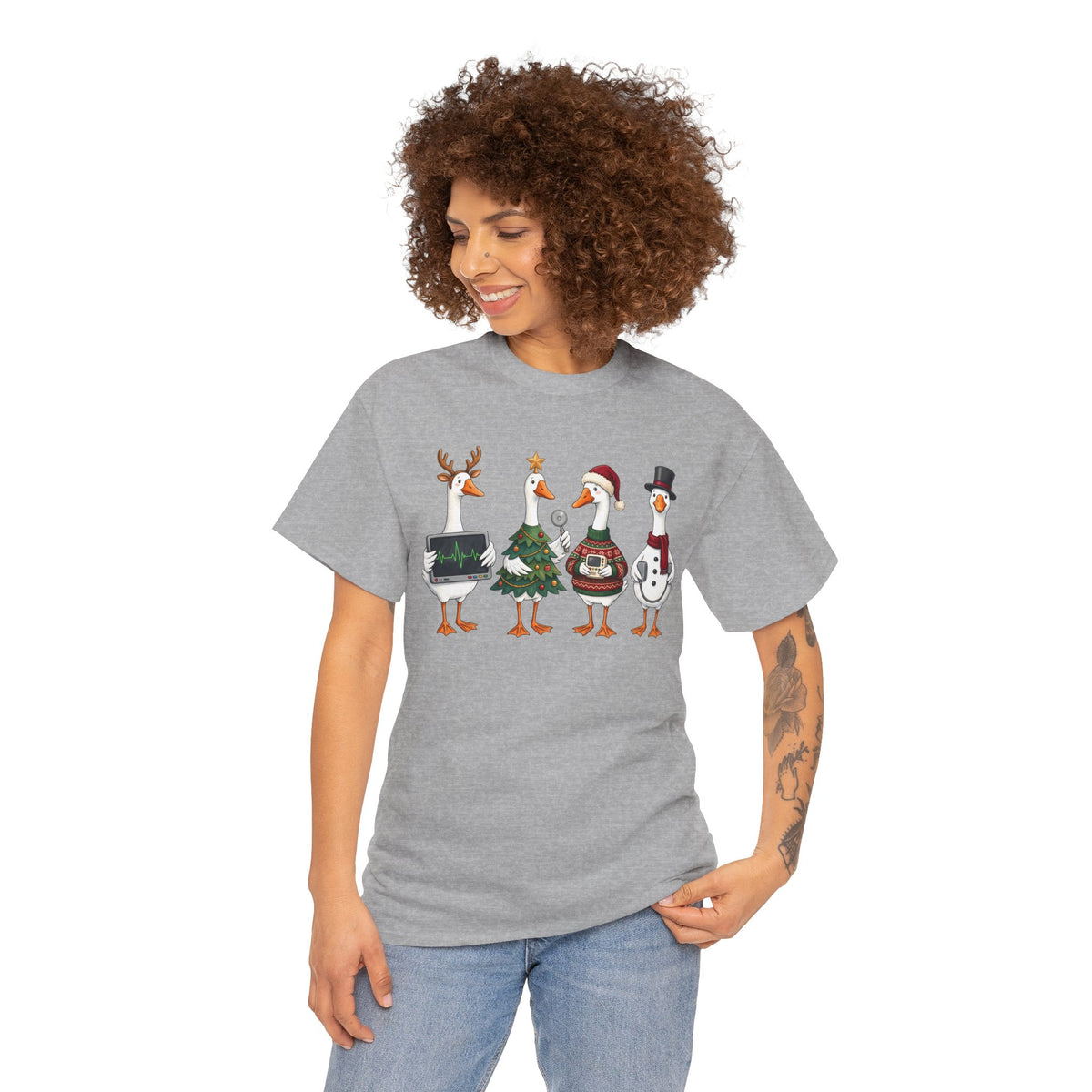 Healthcare Holiday Duck Carolers T-Shirt