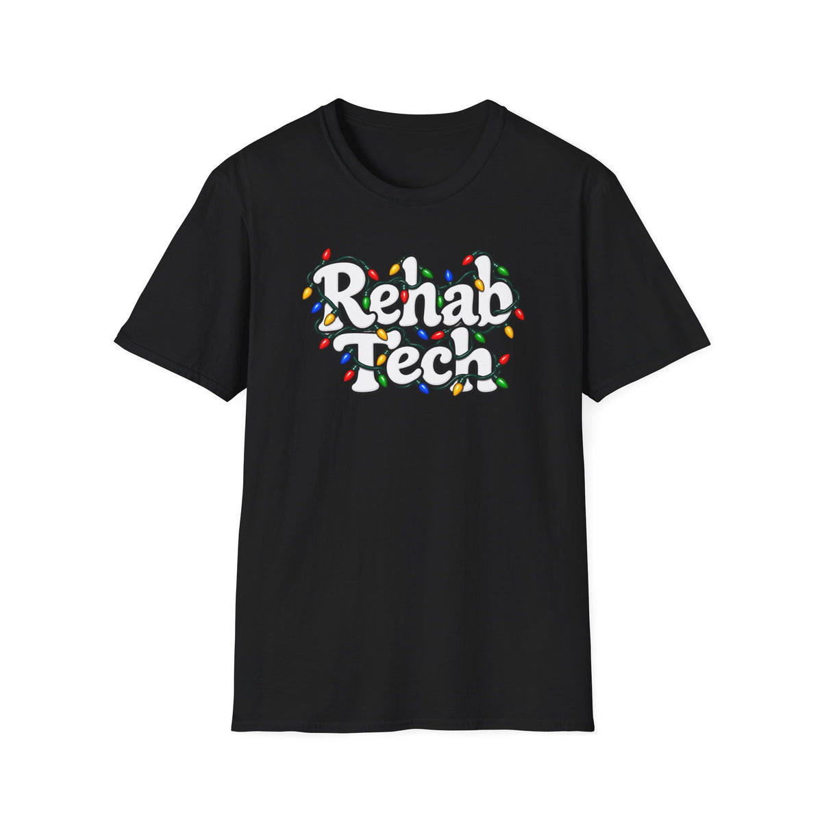 Rehab Tech Christmas Lights T-Shirt