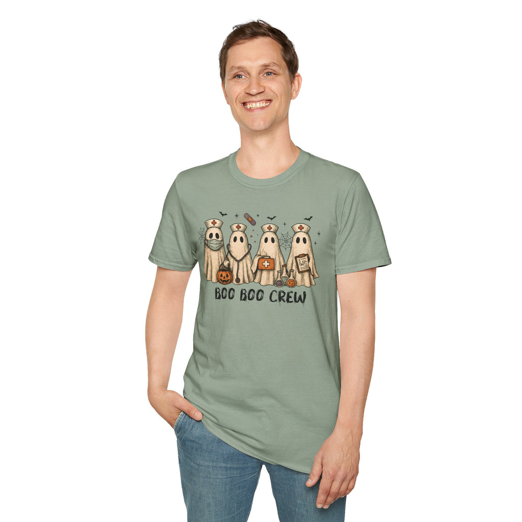 Nurse Boo Boo Crew Halloween T‑Shirt