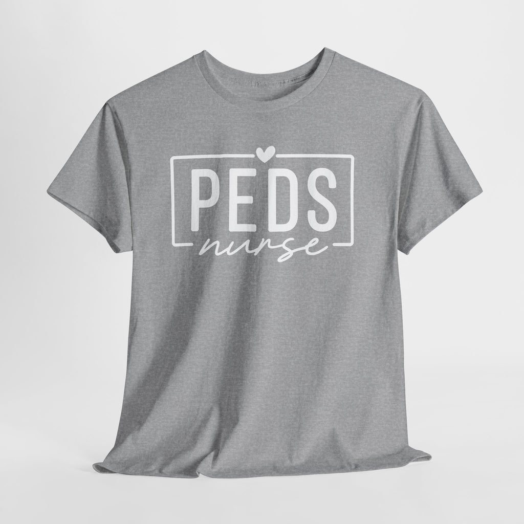 Peds Nurse T-Shirt with Heart Logo