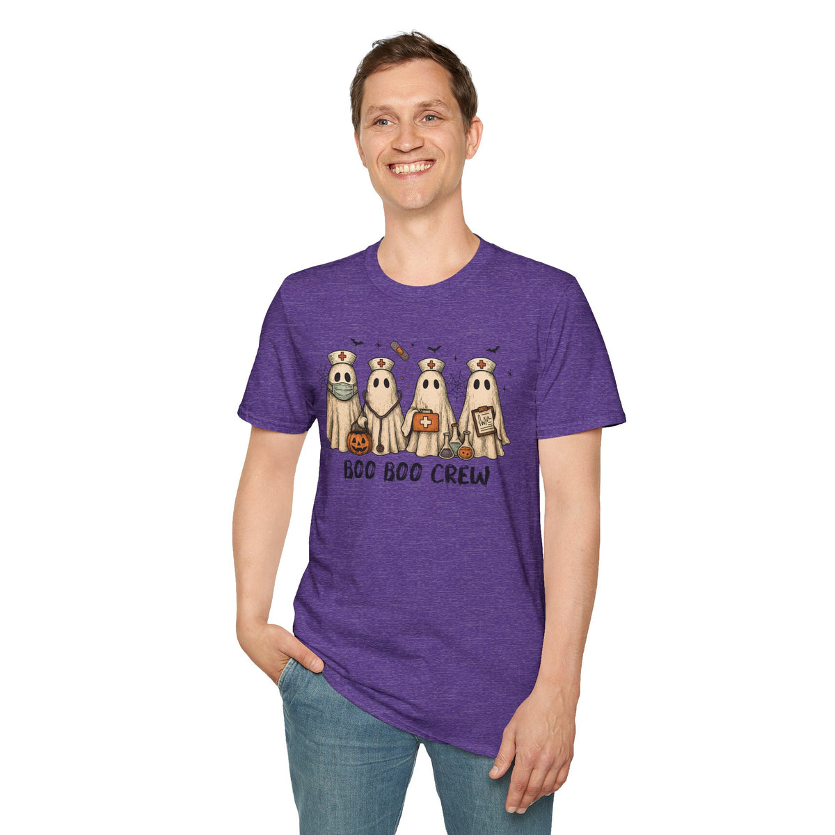 Nurse Boo Boo Crew Halloween T‑Shirt