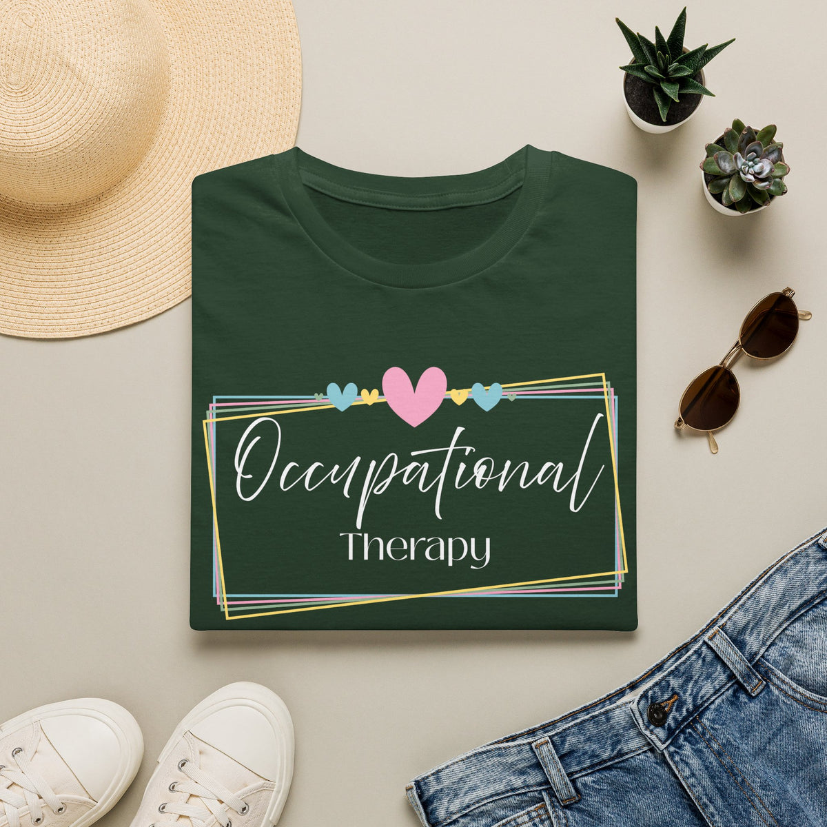 OT Heart Frame T-shirt
