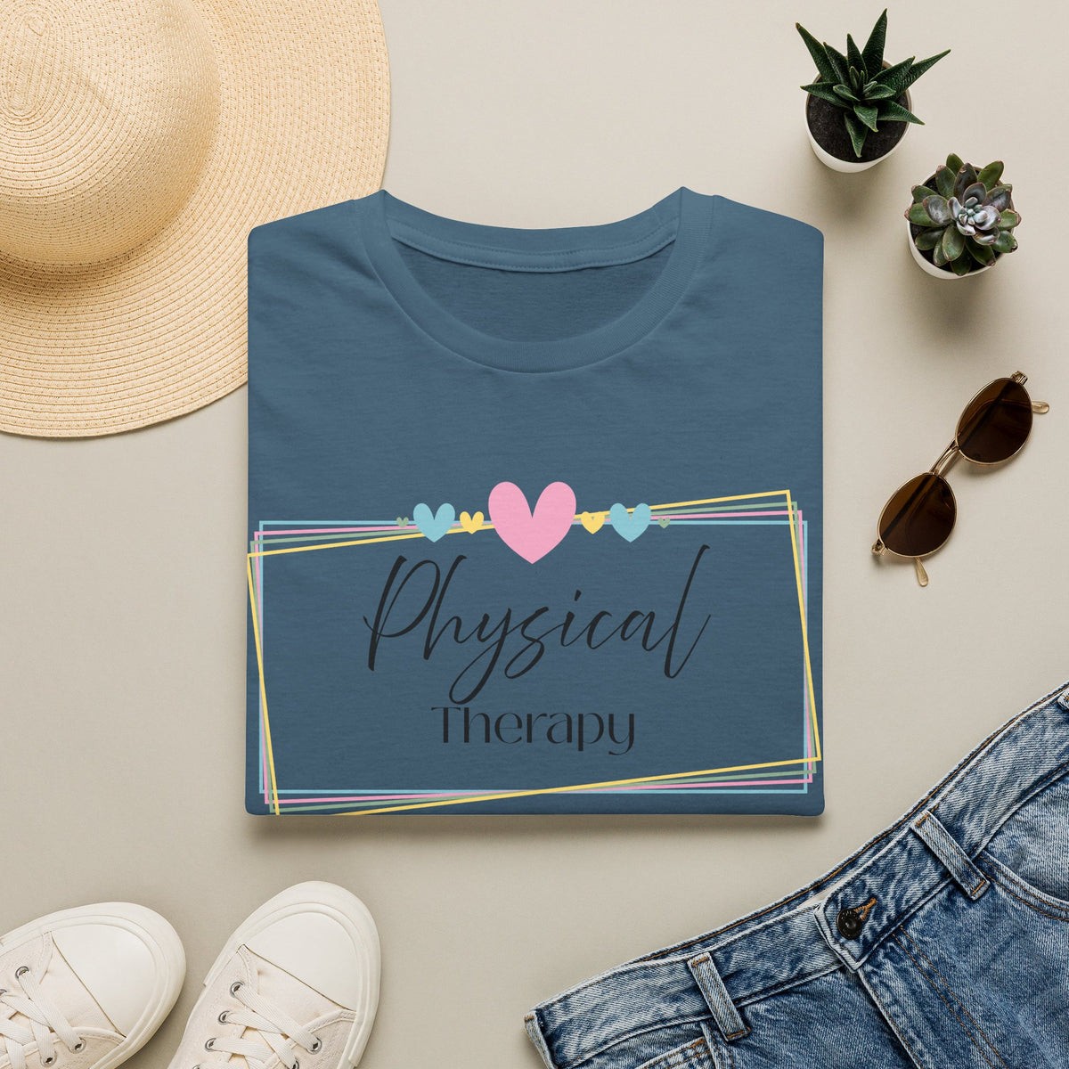 Physical Therapy Heart frame shirt 1