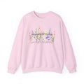 Floral Inspirational Crewneck Sweatshirt — "You Are Wildflower" Botanical Graphic