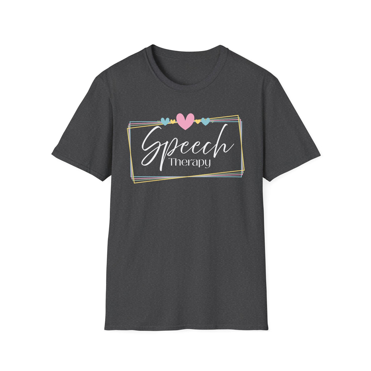 Speech Therapy Heart Frame T-Shirt 2