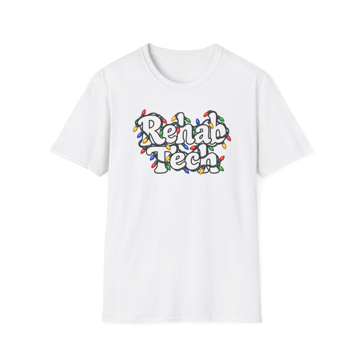 Rehab Tech Christmas Lights T-Shirt