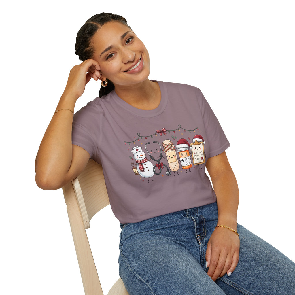 Nurse Christmas Hot Cocoa & Snacks T-Shirt