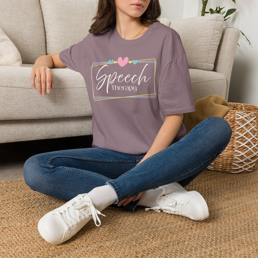 Speech Therapy Heart Frame T-Shirt 2