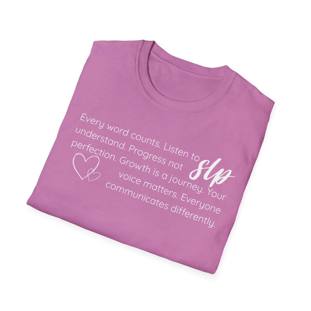 SLP t-shirt Growth.Progress.Communication.2
