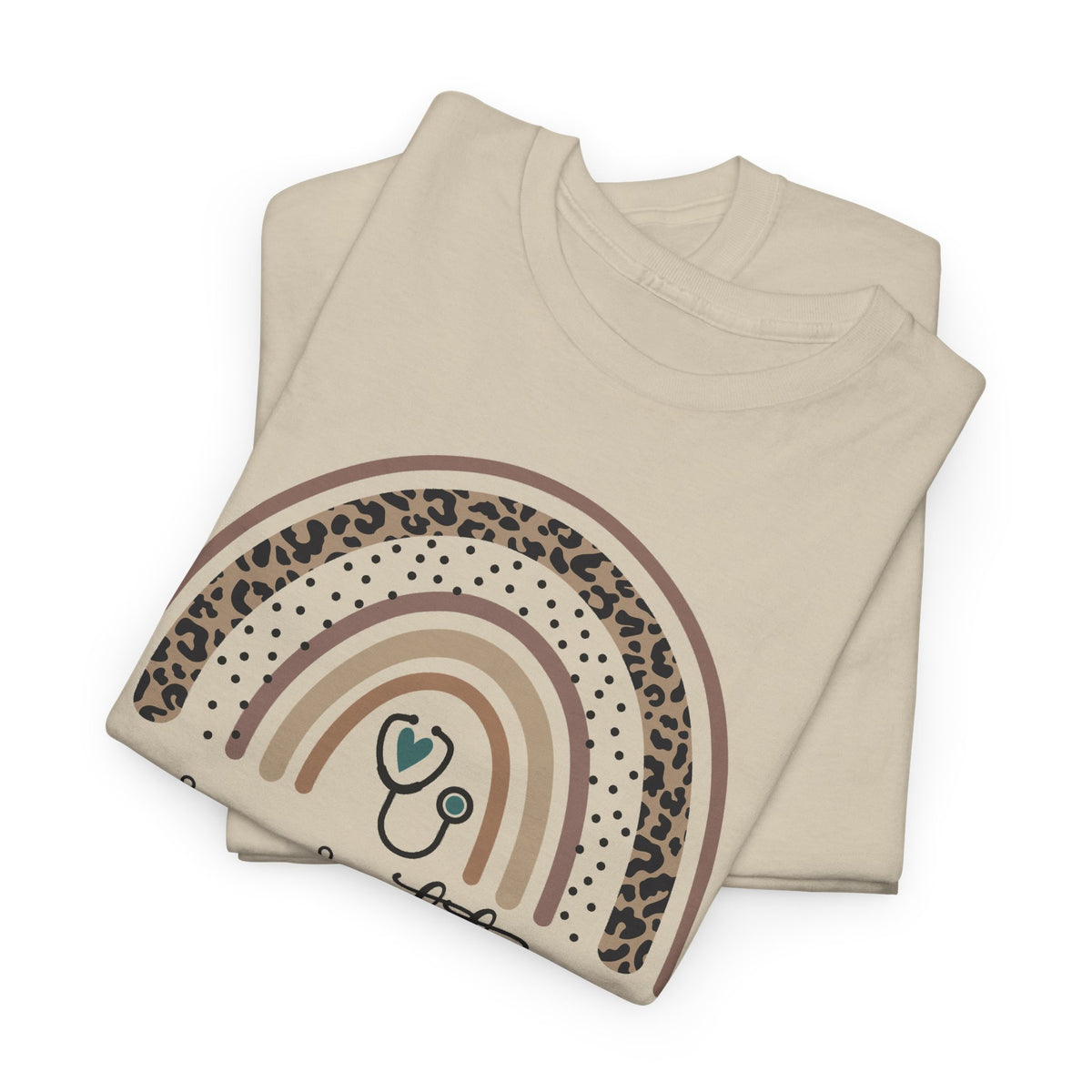 Nurse Practitioner Rainbow T-Shirt — Boho Stethoscope Tee for Nurses