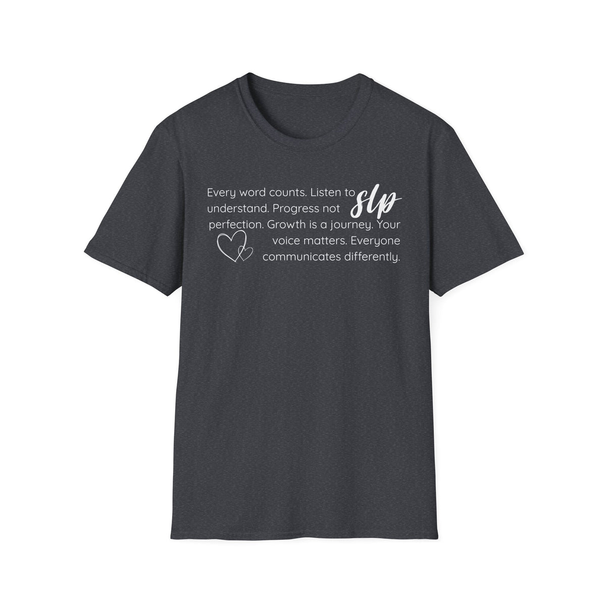 SLP t-shirt Growth.Progress.Communication.2