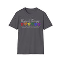 Physical Therapy Hearts T-Shirt — "Turning 'I can' t' into 'watch this'"