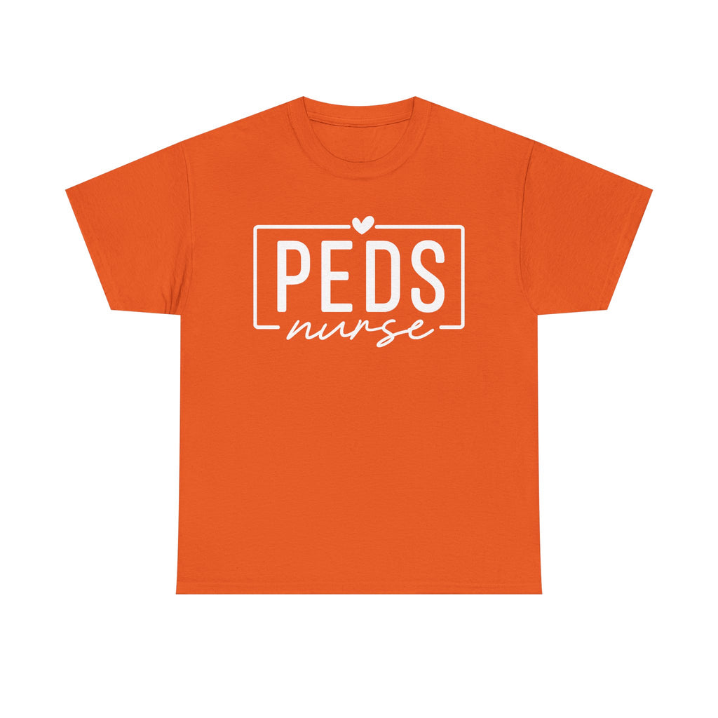 Peds Nurse T-Shirt with Heart Logo