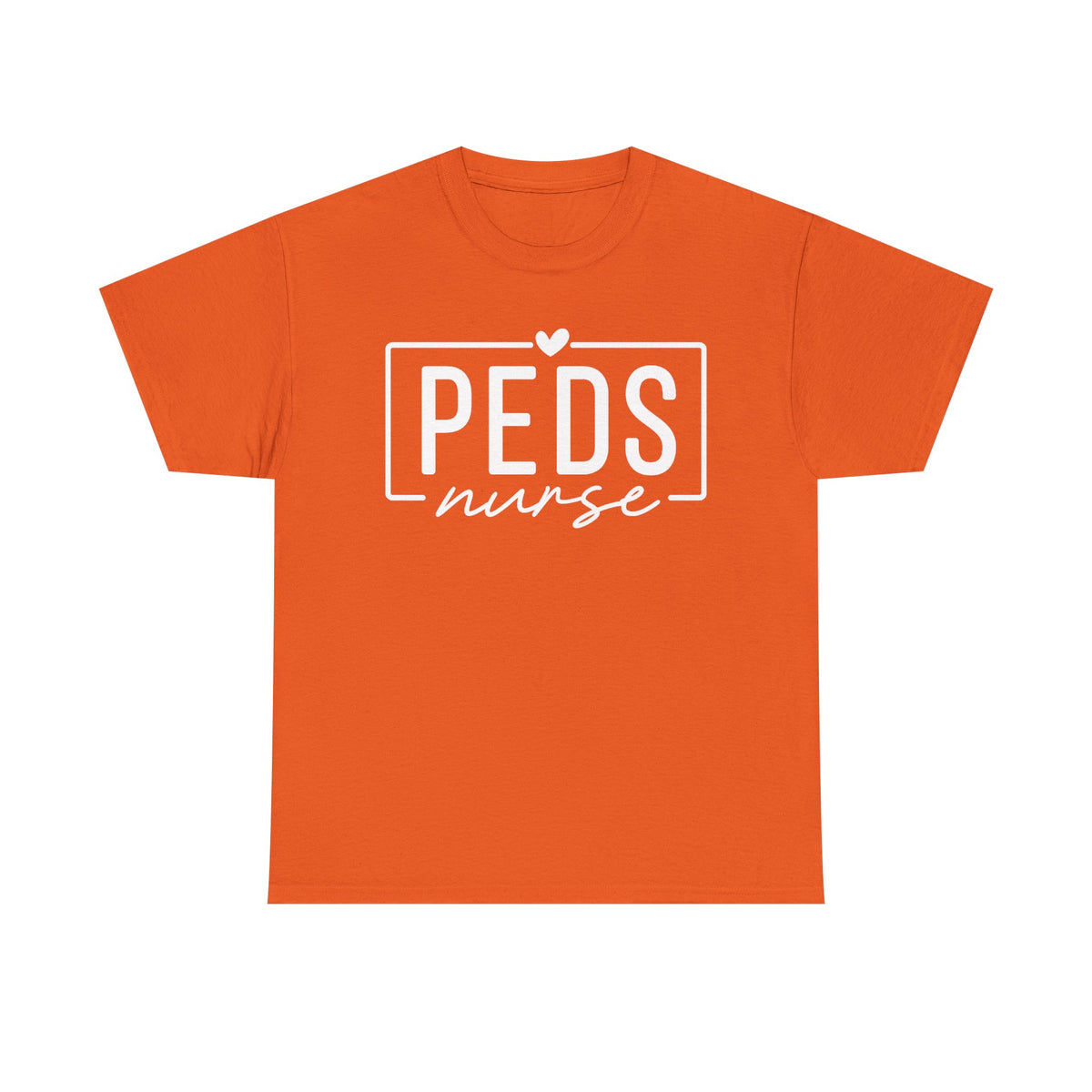 Peds Nurse T-Shirt with Heart Logo