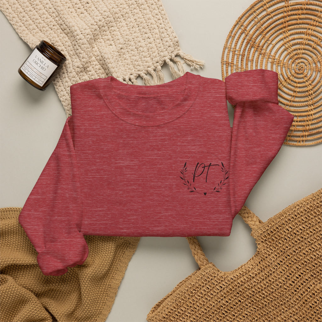 PT Left chest crewneck