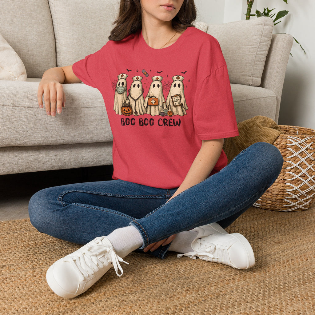Nurse Boo Boo Crew Halloween T‑Shirt