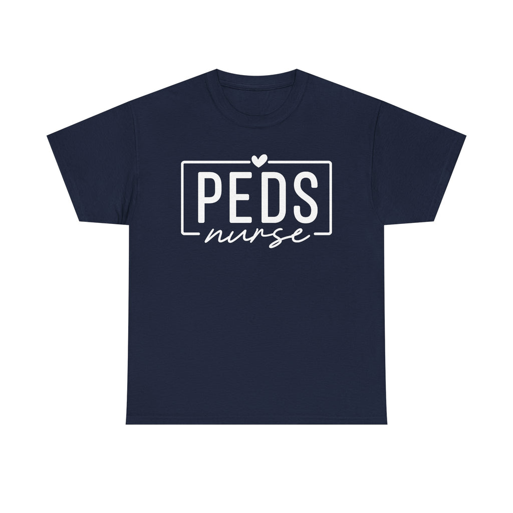 Peds Nurse T-Shirt with Heart Logo