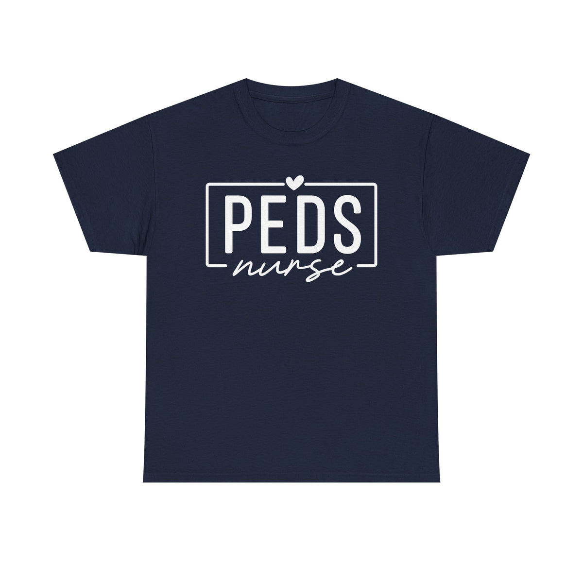 Peds Nurse T-Shirt with Heart Logo