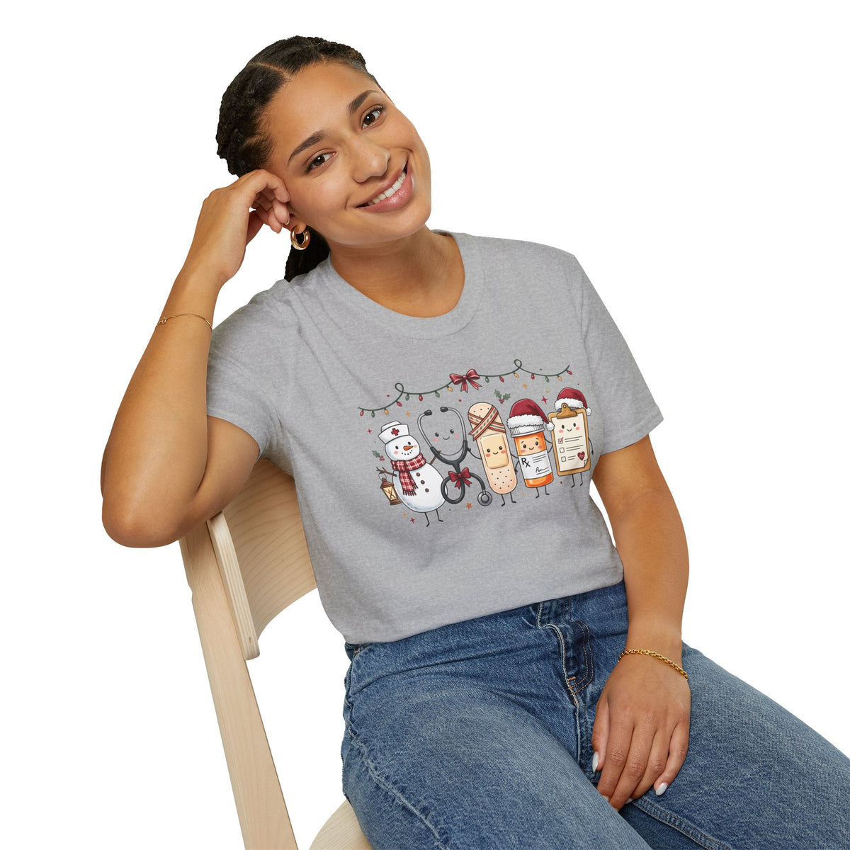 Nurse Christmas Hot Cocoa & Snacks T-Shirt