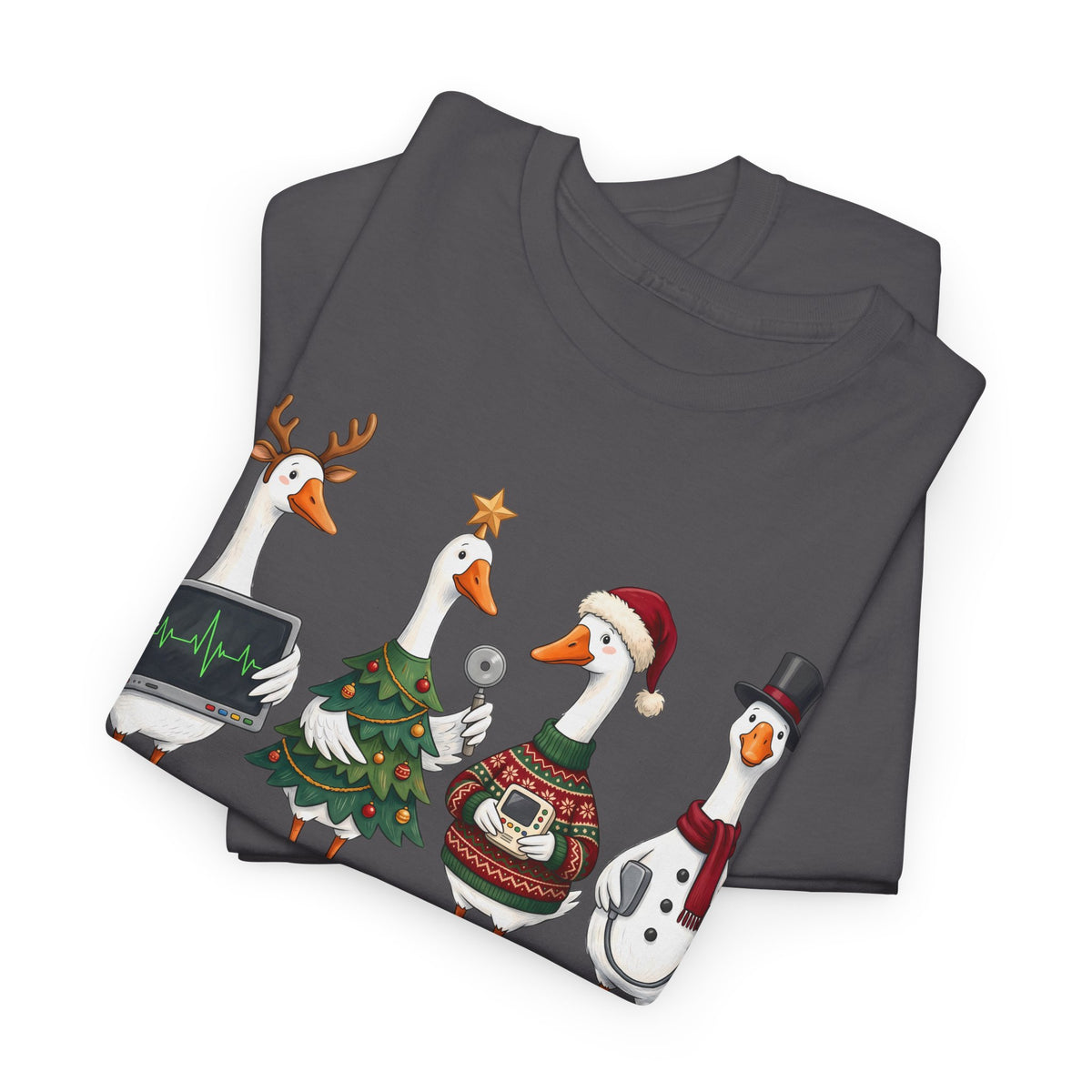 Healthcare Holiday Duck Carolers T-Shirt