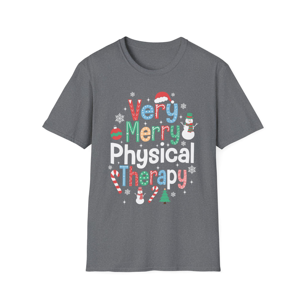 PT Very Merry Therapy Christmas T-Shirt