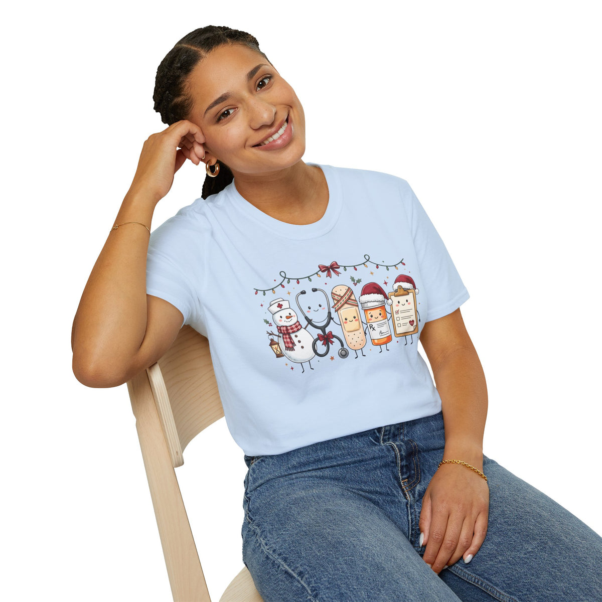 Nurse Christmas Hot Cocoa & Snacks T-Shirt