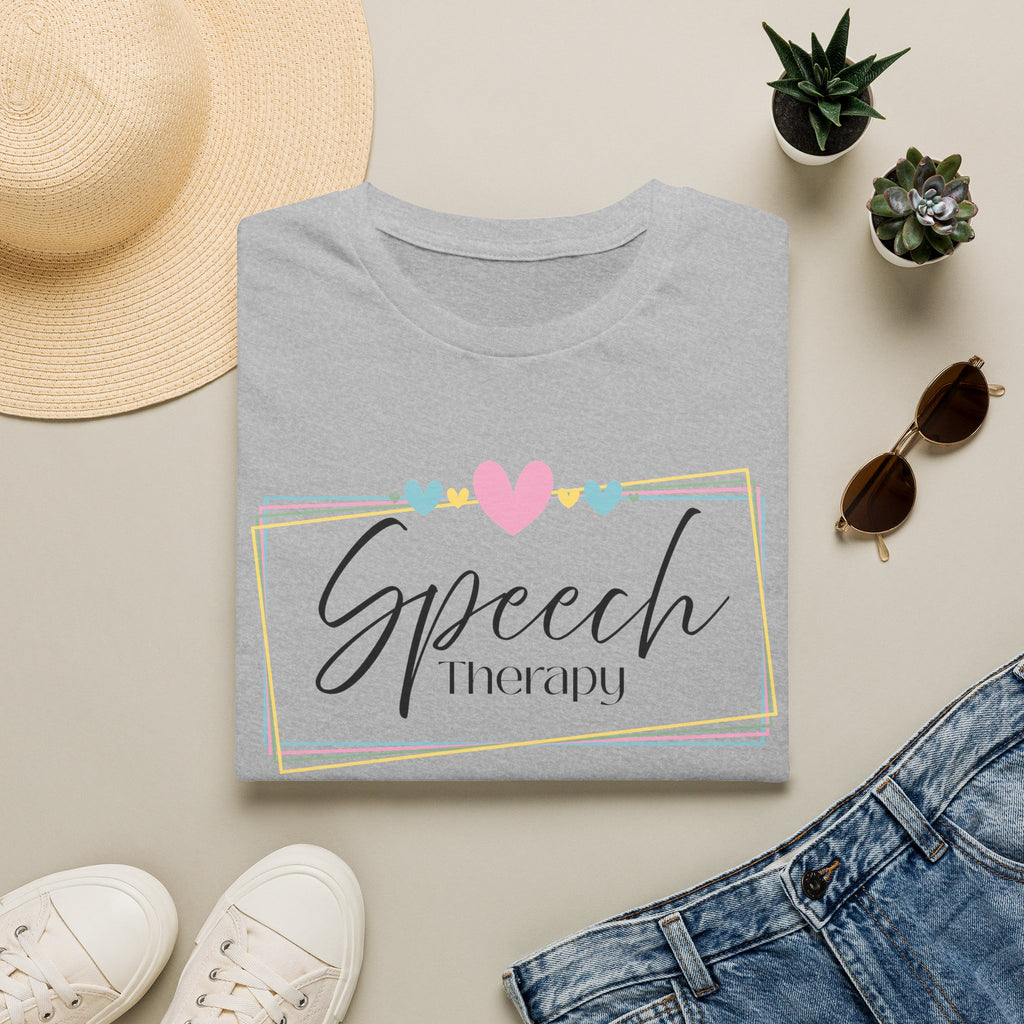 Speech Therapy Heart Frame T-Shirt